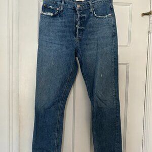 Agolde Straight Medium Wash Denim Jeans Size 29